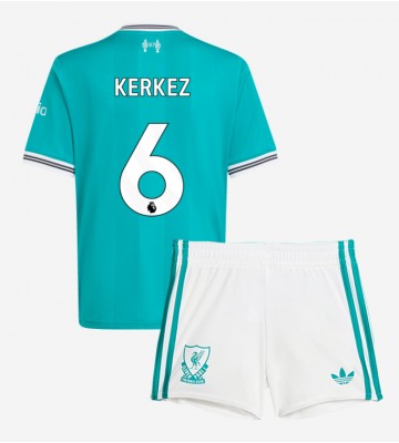 Liverpool Milos Kerkez #6 Tredje Kläder Barn 2025-26 Kortärmad (+ Korta byxor)
